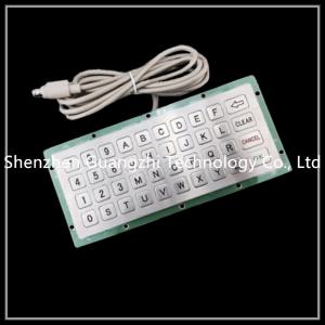 China Outdoor Embedded Numeric Keypad Ip65 40 Keys Type For Kiosk / Elevator / Atm supplier