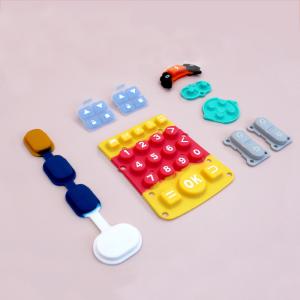 S7 Silicone Injection Molding Compression Molding 0.1-0.01mm For Silicone Rubber Button Product