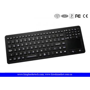 China Fully Sealed Waterproof Cleanable Silicone Keyboard With Backlight supplier