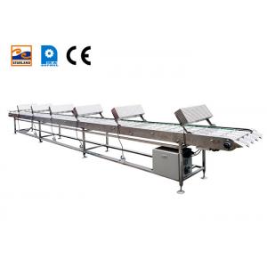 Inline Cooling Conveyor, Stainless Steel, Adjustable Speed With Cooling Fan.