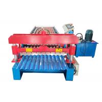 China Galvanized Coil 0.3 To 0.8mm Corrugated Roof Sheet Making Machine 12stations on sale