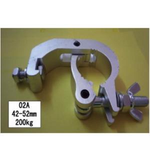 China 42 - 52mm Diameter Truss Pro Burger Half Clamp Durable Stage Lighting Parts supplier