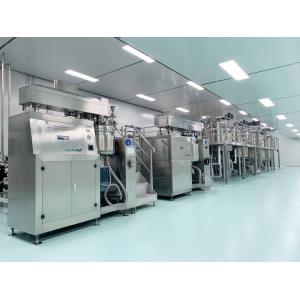 China 5000L Face Cream Vacuum Making Machine Stator Homogenizer Emulsifying Mixer supplier