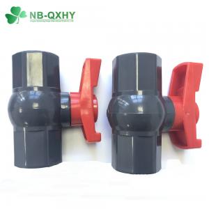 Glue Connection Form PVC Octagonal Ball Valve Water Valve for Industrial Applications