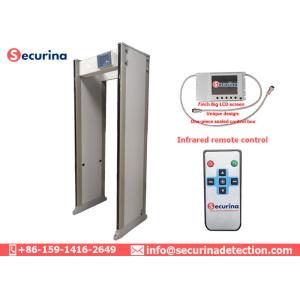 China Do teclado numérico pontual do varredor do detector de metais da entrada de 33 45 controlo a distância infravermelho zonas supplier