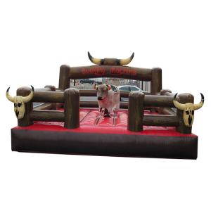 China Commercial 5*5m Inflatable Rodeo Mechanical Bull Ride supplier