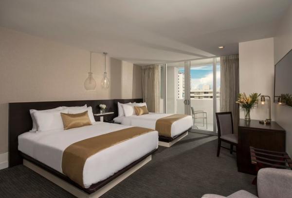 Port Moresby hotel fitout furniture of Bedroom sets double bed with nightstand