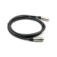 China 10ft XLR Male To XLR Female Condenser Mic Cable For Stage And Live Music Black Mic Cable on sale