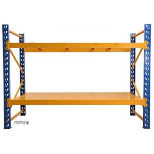 China Anti Corrosion Warehouse Storage Shelves , Industrial Warehouse Shelving Robot Welding supplier