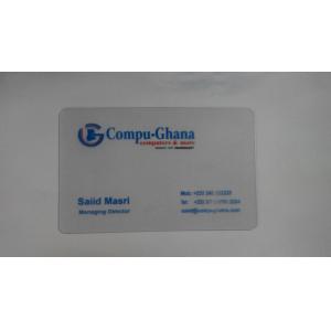 CR80 Clear Frosted Plastic Business Cards