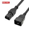 拡張コード 3コア H05VV-F SJT 12AWG 3コア SAF-D-GIRD から C20 電力コード 男性 女性拡張ケーブル PDU サーバー機器