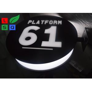 RoHS LED Blade Sign Pure White LED Outdoor Light Box IP65 Waterproof