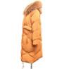 Customized Women's Heavy Down Jacket , Basic Windproof Down Coat With Hood