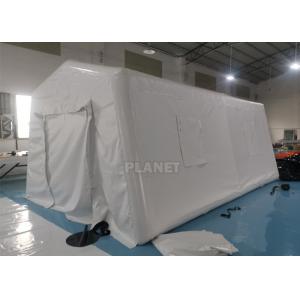 6m Portable Red Cross Inflatable Medical Emergency Tent For Outdoor