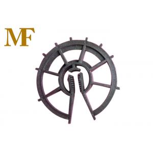 China Formwork Accessories Plastic Rebar Spacer , Plastic Concrete Rebar Wheel Spacer supplier