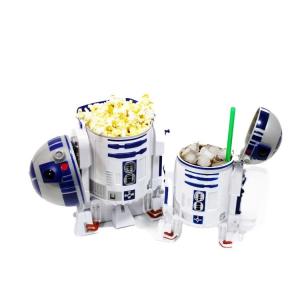 Plastic Popcorn Container Bucket with Lid  Printed Movie Star Custom Figure Toy Gift & Craft Collection OEM Design