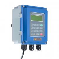 China Digital Wall Mounted Tri Clamp Ultrasonic Flow Meter Fixed Volumetric Flow on sale