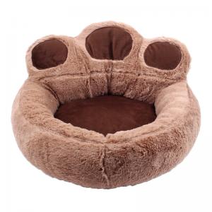 Claw Shape Pet Den Bed Corduroy Material Gross Weight 24kg With Removable Cover