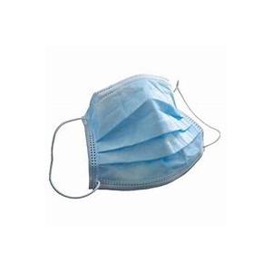 Anti Virus Full Face Surgical Mask Ce Non Woven 3 Layers Sterility In Blue