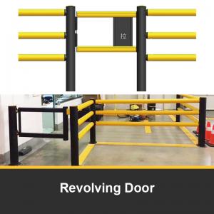 Revolving Door Anti-Collision Guardrails Warehouse Safety Barrier Traffic Guardrails