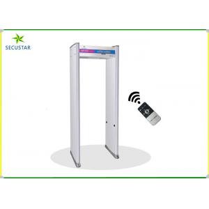 China Remote Control Walk Through Metal Detector Gate 6 Zones With Led Digital Count supplier