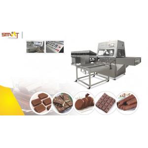 China Small Chocolate Bar Manufacturing Equipment / Chocolate Coating Machine supplier