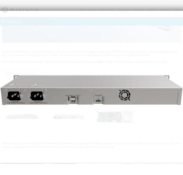 AL21400 CPU with Four A15 Cores Router Max. LAN Data Rate 600Mbps Mikrotik RB1100AHx4