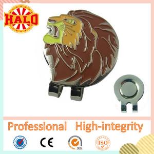 China BUY Znic Alloy Metal Golf Hat Clip with customized logo supplier