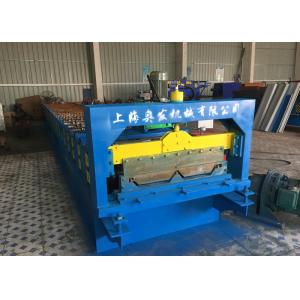 China Self Lock Roof Panel Roll Forming Machine , Corrugated Roofing Sheets Making Machines supplier