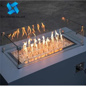 20mm Fireproof Tempered Glass Heat Resistance Toughened Fire Rated Glass