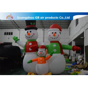 China Giant Inflatable Snowman Blow up Christmas Santa Claus Yard Decoratoin supplier