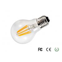 China Clear Glass 4000K 30lm E27 6W Dimmable LED Filament Bulb 105 LM/W on sale