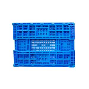 China Collapsible Storage Bin Containe，52 Liter Transferheavy Duty Plastic Storage Box,Blue Milk Crates Heavy Duty Transit Storage Of Various Items wholesale
