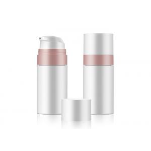 Custom white Double Wall 30g Cosmetic Airless Makeup Pump Bottle