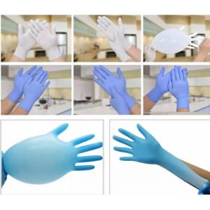 China Breathable Exam Bulk Nitrile Disposable Gloves Medium supplier