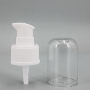 Plastic PP AS Full Cap Treatment Cream Pump With Customized Tube 24/410 28/410