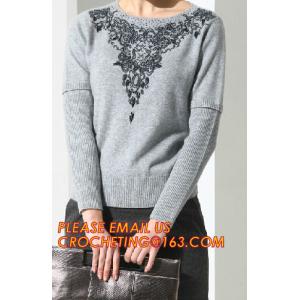 Winter handmade knit wool sweater designs knitwear for Women, Long Sweater Fashion for Old Women,Wool Loose Knitted Swea