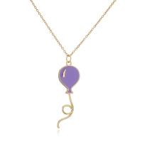 Enamel Balloon 18k Gold Jewelry Gold Plated Stainless Steel Necklace