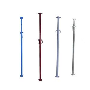 Support Function Adjustable Steel Prop Telescopic Scaffolding Props With Heavy Duty
