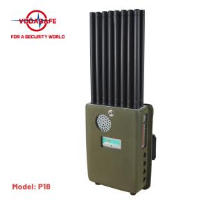 China Multi Use Handheld 18 Bands 5G Signal Jammer Jamming All Type Wireless Devices wholesale