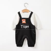 China Children'S Short Sleeve Overall For Newborn Cartoon Strap Overalls Spring Autumn on sale