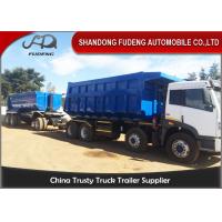China Tipper Draw Bar Trailer  For Agricultural Goods , Dumping Trailers With Tow Bar on sale