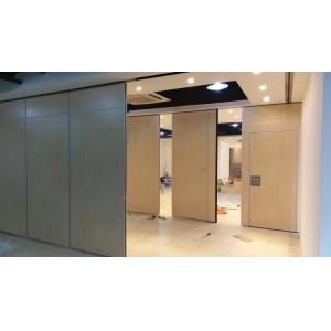 Conference Room Folding Operable Partition Walls Aluminum Hanging Suspension System