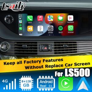 China Lexus LS500 LS500h upgrade Android 11 carplay video interface 8+128GB keep all factory features supplier