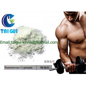 Safely Injectable Testosterone Cypionate / Test Cypionate For Muscle Growth White Crystalline Powder CAS 58-20-8