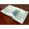 Transparent Aluminium Foil Packaging Bags Moisture Proof With Zip Lock Top