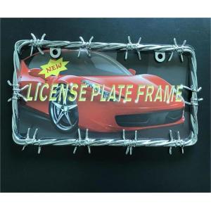 China Car Tag Cover / Car License Plate Frame USA And Canadian Standard Size supplier