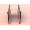 Fast Speed Stainless Steel Swing Turnstile Gate Lane Glass Gate For Access