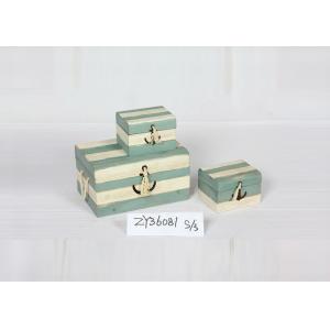 Customized Logo Set Of 3 Gift Wooden Box Cabinet