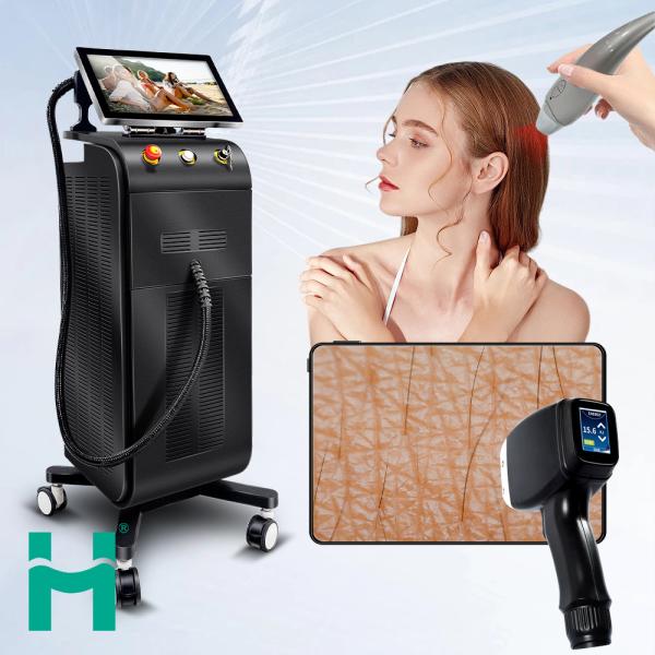 Salon Diode Laser Hair Removal Machine with CE TUV ISO Certification and Triple Wave Ice